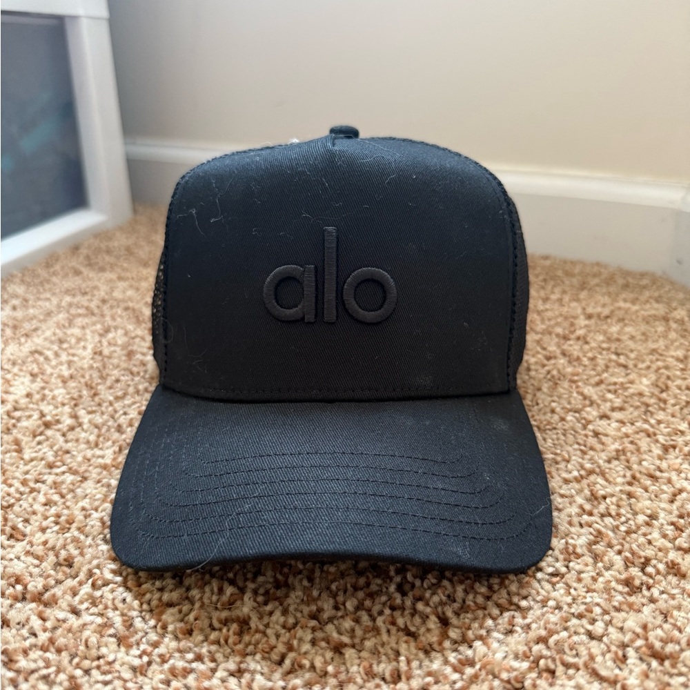 Alo Black trucker hat